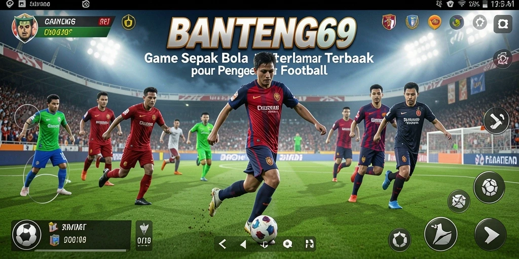 Screenshot BANTENG69 menampilkan pertandingan sepak bola yang seru dan grafis yang memukau.