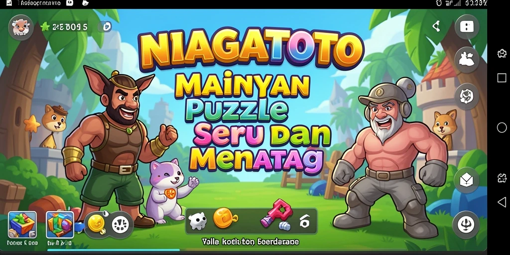 Screenshot gameplay NIAGATOTO menampilkan tantangan puzzle yang menarik.