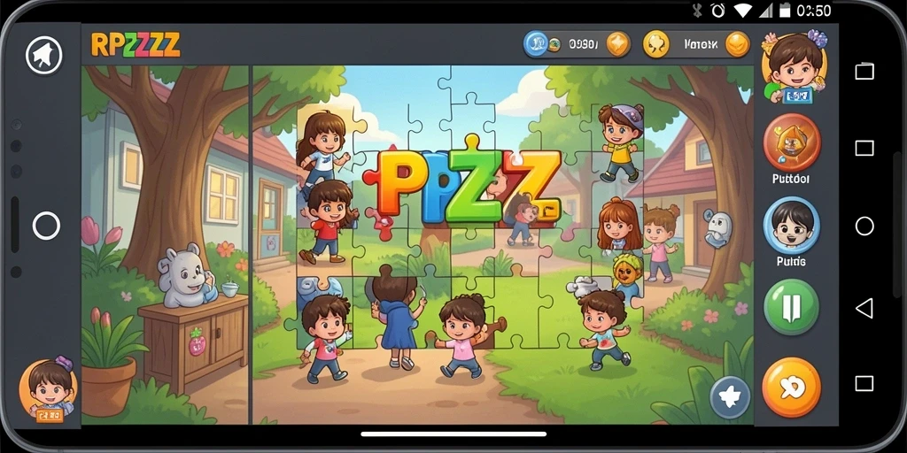 Screenshot RPZZZ menampilkan gameplay yang seru dan menantang.