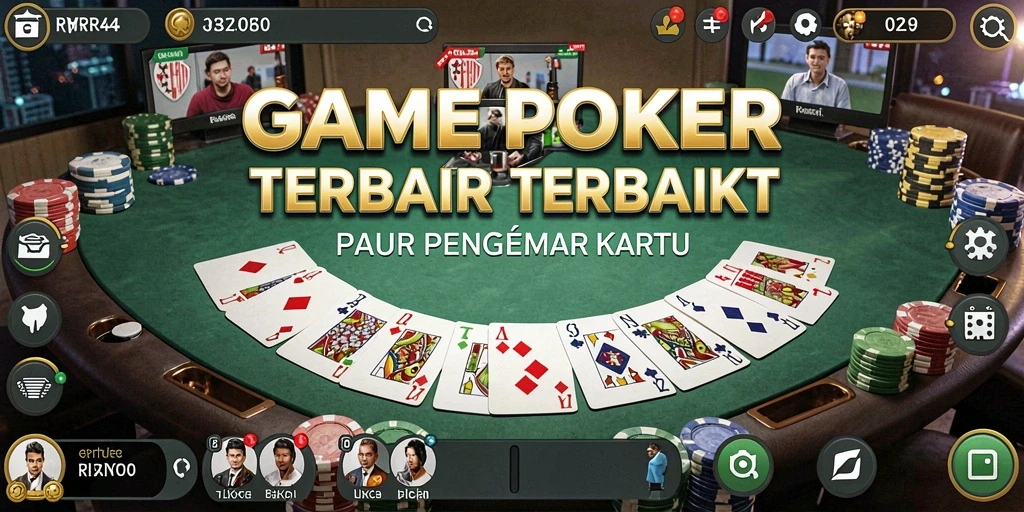 Tampilan gameplay Poker yang menarik dalam RR44.
