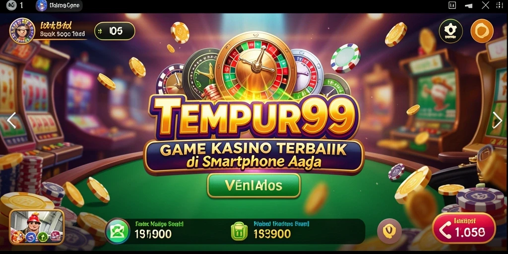 Screenshot menunjukkan gameplay yang mendebarkan dari permainan Kasino.