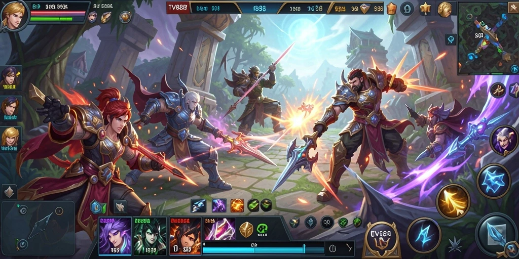 Tangkapan layar gameplay <strong>TV888</strong> yang menegangkan dan penuh aksi.